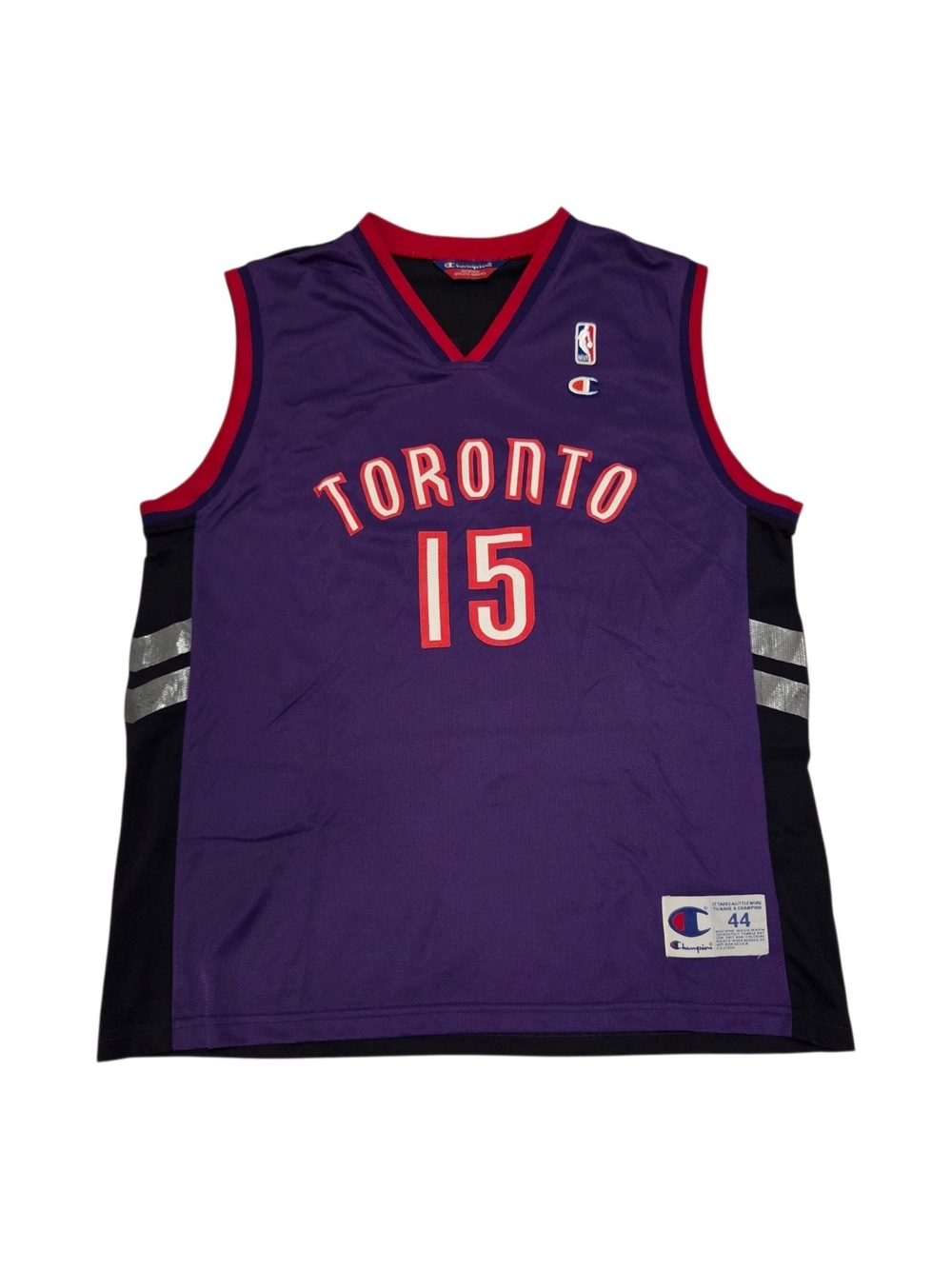 Vintage Champion Toronto Raptors Vince Carter Basketball Jersey